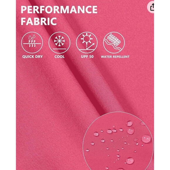 Little Donkey Andy Hiking Capris Size S New With Tags Hot Pink - Picture 4 of 12